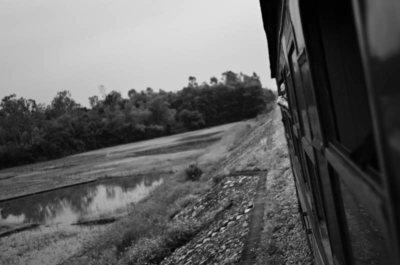 On the train to Da Nang, 2011