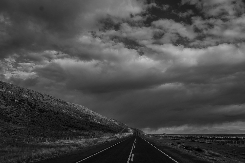On the road in Patagonia, 2014